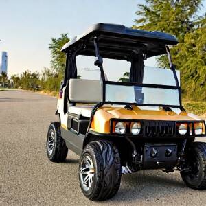 An HMMV hummer golf cart hybrid